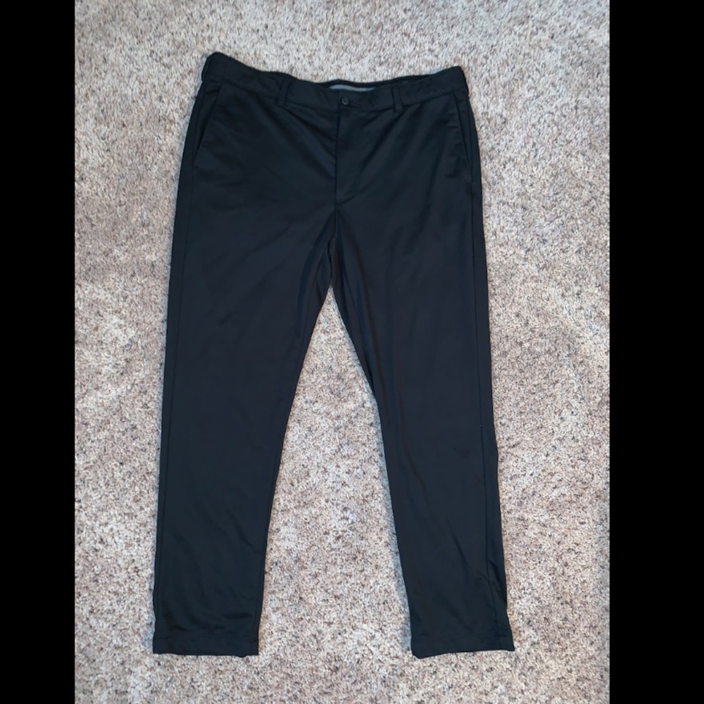 Men’s black dress slacks